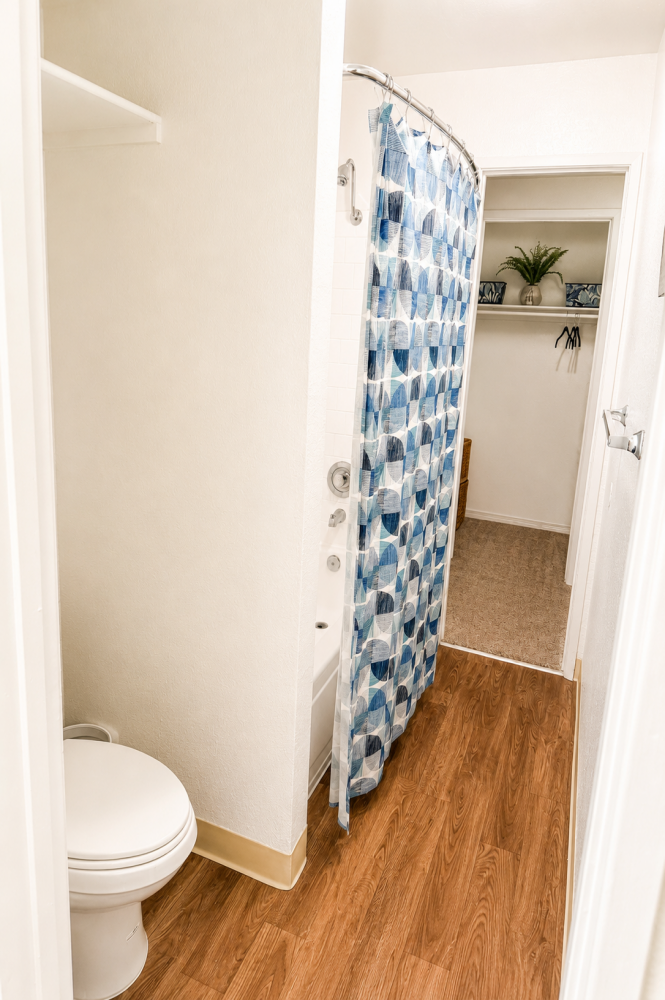 Take a tour today and view Bedroom and bathroom 4 for yourself at the Walnut Village Apartments